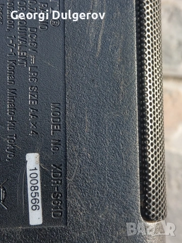 Радио SONI XDR-S61D, снимка 6 - Радиокасетофони, транзистори - 54176893