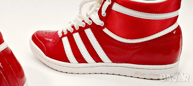 Adidas Sleek Series Hi Top Размер 37 1/3 UK 4 1/2 G61361 US 6, снимка 12 - Маратонки - 55157403