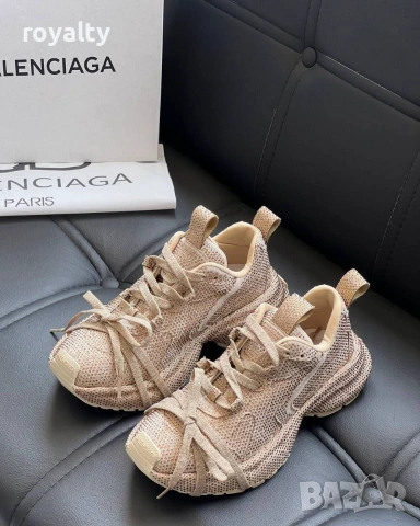 Balenciaga Нови Дамски Маратонки с Камъни и Кутия 