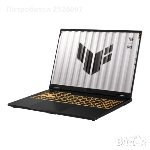 ASUS TUF F16/165Hz FHD+/RTX 5060/i5-14450HX/16GB DDR5/1TB/Гаранция 4г./RGB, снимка 4 - Лаптопи за игри - 54454154