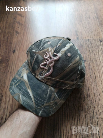  Browning Cap - камофлажна ловна шапка КАТО НОВА ЦЕНА - 17ЕВРО, снимка 4 - Шапки - 54742651