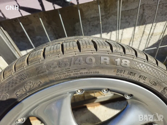 Джанти eMotion Wheels 18цола 5х130 8j et52 на 10j et60 Porsche, снимка 8 - Гуми и джанти - 54576569