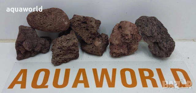"ПРОМОЦИЯ" Lava rocks естествени Лава камъни червени