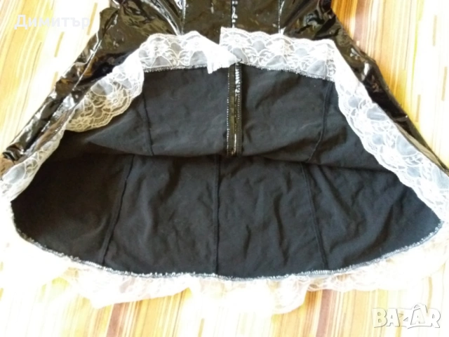 Лачена рокля "камериерка" french maid, снимка 18 - Рокли - 54246664