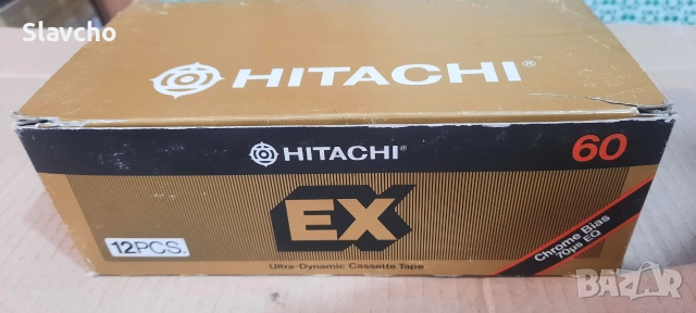 Аудио касети - Hitachi EX-C60/ 12 PCS./ Chrome/ Ultra-Dynamic Cassette Tape