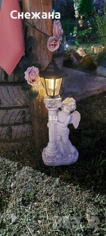 Нова Соларна лампа ангел, снимка 2 - Соларни лампи - 54371704