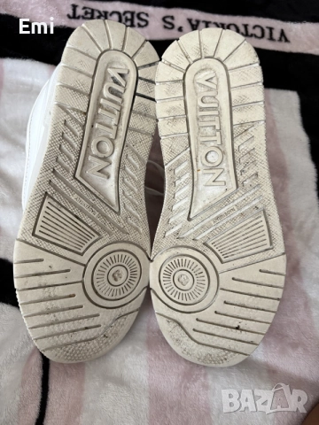 Обувки Louis Vuitton trainer maxi като нови, бели, размер 39, снимка 2 - Маратонки - 55650776