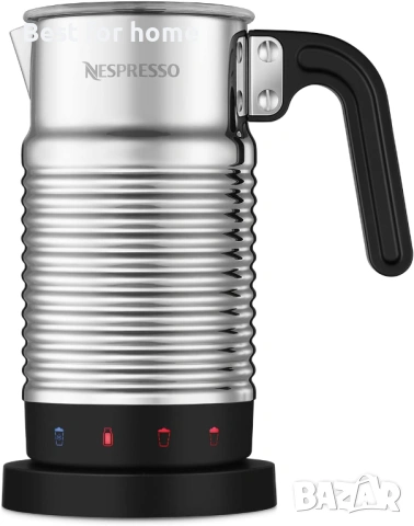 NESPRESSO Aeroccino 4 Разпенител за мляко, електрически подобрител на пяна за 120 мл