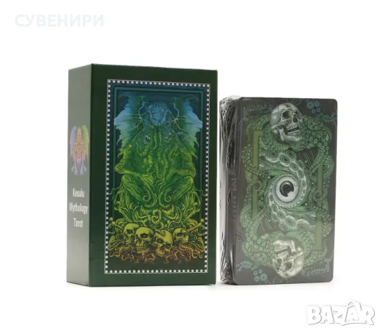 Комплект  Таро карти в кутия - Митология на Кесулу - с книжка, снимка 4 - Таро карти - 55702171
