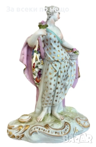 “Дамата с розата” прекрасна  млада дама Код P2213, снимка 2 - Декорация за дома - 54210829