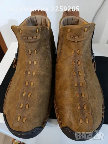 Продавам кожени мъжки обувки Fashion sport