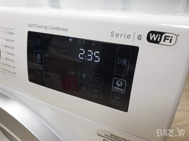 9кг - WiFi - Touch-Control Сушилня Bosch Термопомпа 12м Гаранция Бош, снимка 2 - Сушилни - 54797066
