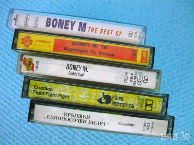 Boney M, Eruption - аудио касети, снимка 2 - Аудио касети - 50337447
