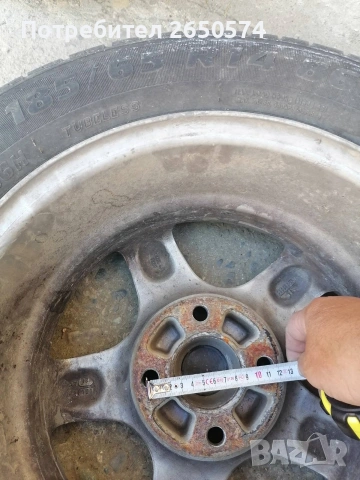 Гуми с алуминиеви джанти 14 цола, снимка 6 - Гуми и джанти - 54088262