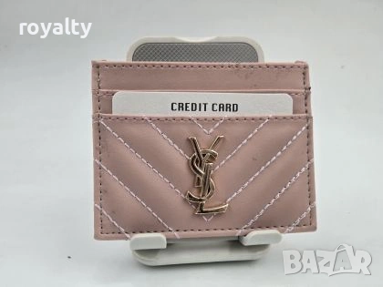 Yves Saint Laurent Кожен Картодържател YSL