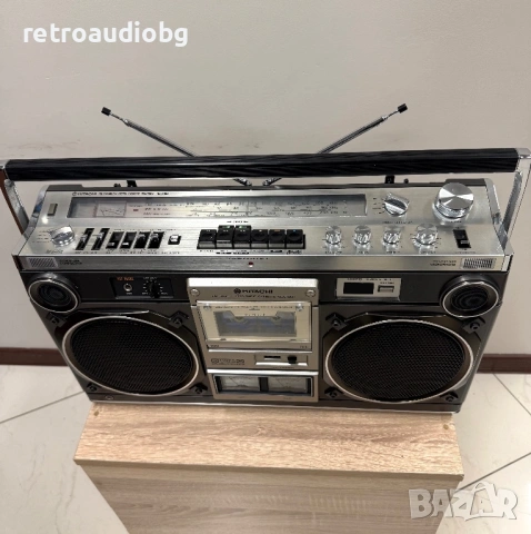 🔈Ретро колекционерски радиокасетофон Hitachi TRK-8180E Boombox🔈, снимка 2 - Радиокасетофони, транзистори - 54601072