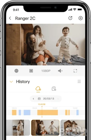 Вътрешна WiFi Камера Imou Ranger 2C, 5MP (3K) с Панорамно Въртене, AI Проследяване и Двупосочно Ауди, снимка 6 - IP камери - 54355940
