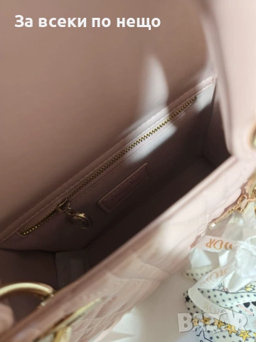 Lady Dior Дамска Розова Чанта От Агнешка Кожа Код Brand Luxury Fashion20, снимка 3 - Чанти - 54960708