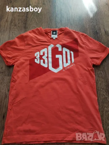 g-star raoni - страхотна мъжка тениска L, снимка 5 - Тениски - 55365396
