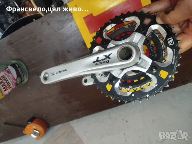 Курбел със средно движение за велосипед колело Shimano deore xt fc m 770