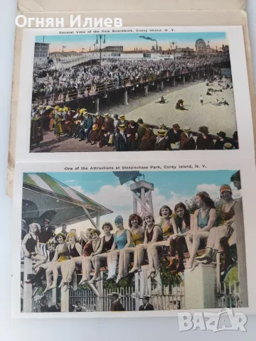 Необикновена пощенска картичка папка от САЩ 1928г., снимка 7 - Филателия - 55340391