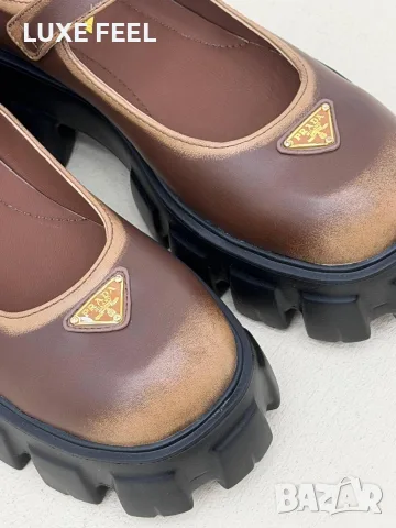 Prada ⚜️Естествена кожа ⚜️36-41⚜️Дамски Обувки , снимка 4 - Дамски ежедневни обувки - 55665283