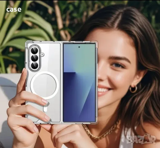 Samsung galaxy Z Fold 8/Z Fold8 ultra/Z Fold 7 magsafe кейс ударо-устойчив прозрачен, снимка 2 - Калъфи, кейсове - 55550404