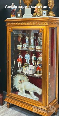 Антикварна витрина, снимка 2 - Секции и витрини - 54342511