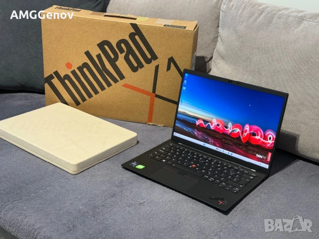 Чисто Нов 14’FHD+IPS Touch/Lenovo Thinkpad X1 Carbon Gen11/i5-1345u/16GB LPDDR5 6400Mhz/256GB SSD Nv