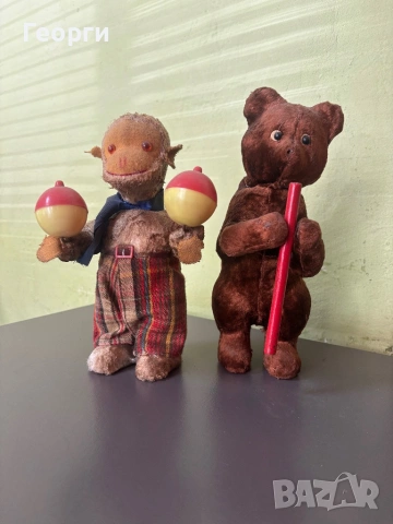Стари механични играчки, снимка 2 - Колекции - 54815710