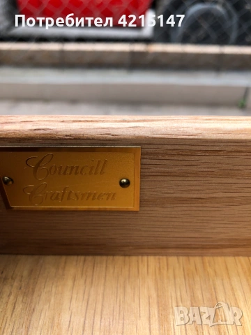 Нощно шкафче от махагон с резба"-Councill Chippendale", снимка 11 - Шкафове - 54663361
