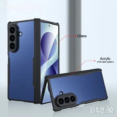 XUNDD за Samsung Galaxy Z Fold8 Ultra Удароустойчив Airbag TPU + Акрил Калъф с Прозрачен Гръб и Скри, снимка 6 - Калъфи, кейсове - 55524037