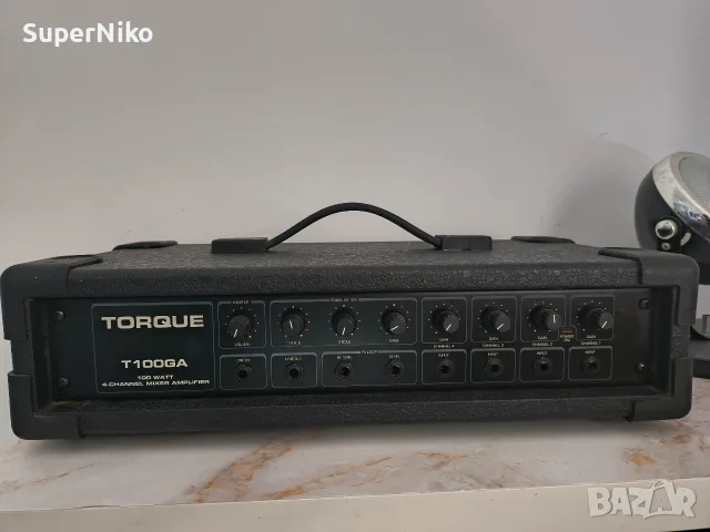 професионален усилвател смесител Torque T 100GA, снимка 3 - Ресийвъри, усилватели, смесителни пултове - 55501254