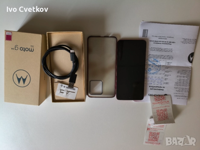 Продавам Motorola Moto G84 5G 12+256GB, снимка 2 - Телефони с две сим карти - 54491699