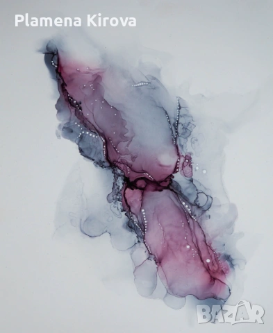 Абстрактна картина "Безкраен портал" | Ръчна изработка