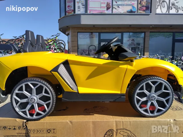 LAMBO Акумулаторна кола CHIARA жълт, снимка 2 - Други - 55440073