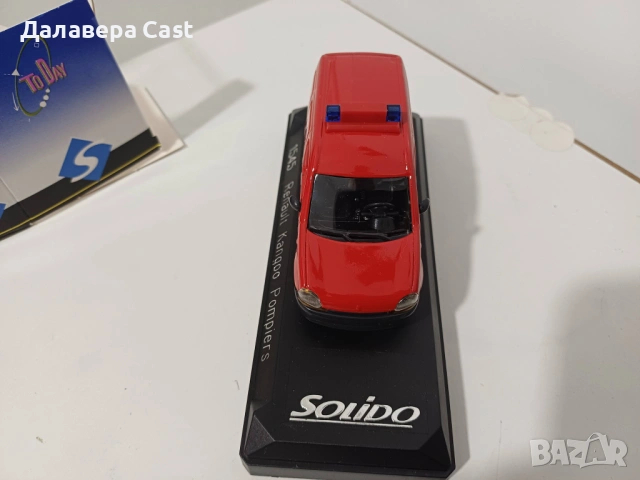 1/43 Renault Kangoo Pompier Solido , снимка 3 - Колекции - 54384902