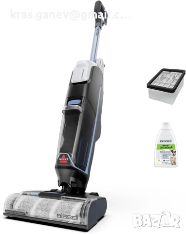Безжична прахосмукачка Bissell CrossWave Edge с функция за моп