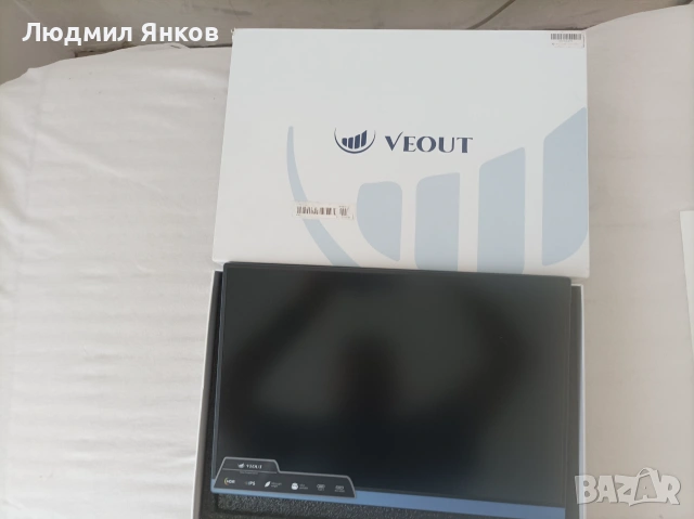 Преносим Монитор VEOUT 16 IPS (1920x1200) 1610, снимка 4 - Монитори - 54979124