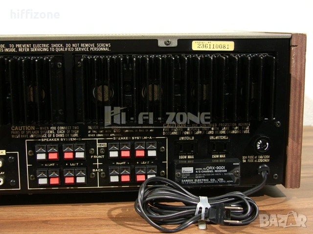 Ресивър  Sansui qrx-9001 /1, снимка 9 - Ресийвъри, усилватели, смесителни пултове - 54698978