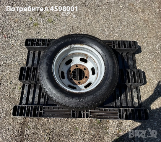 Резервна гума+Джанта 16цола 6x170 за ДВОЙНА ГУМА Iveco Daily(2000-2025)