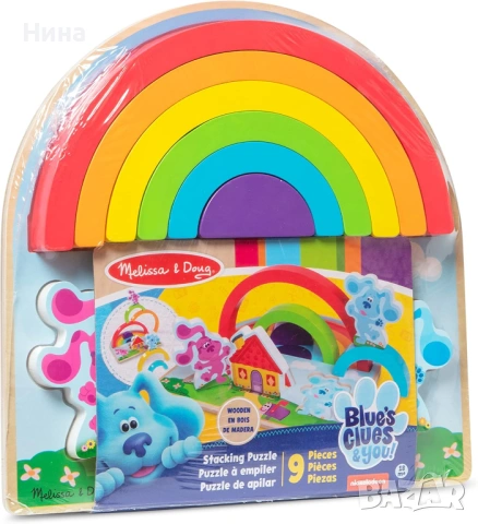 Дървен пъзел- игра Melissa & Doug Blue's Clues & You! , снимка 2 - Образователни игри - 54659212