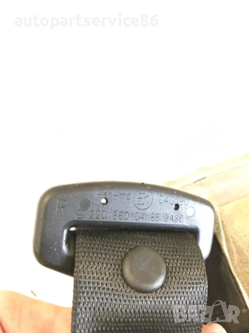 Закопчалка за заден десен колан за Mercedes S Class W220 (2000) 2208600485, снимка 2 - Части - 53971912