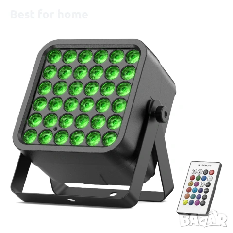 Стенна миячка 72W RGB 3в1 Par Light 36 LEDs Сценична светлина Бар Парти Ефектна светлина