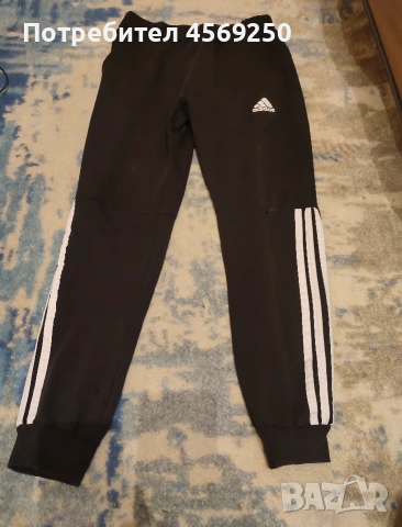 Оригинален Мъжки Долен Анцуг Adidas, Черен, РазмерМ, ТОП СТИЛ, снимка 5 - Панталони - 54392925