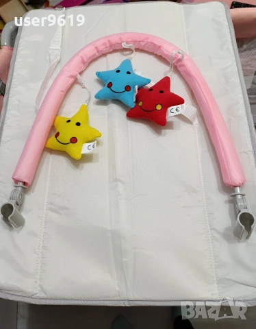 Сгъваема кошара с две нива, снимка 9 - Бебешки легла и матраци - 54362019