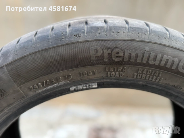 Гуми Continental 245/45 R18, снимка 2 - Гуми и джанти - 54590946