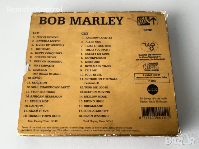 CD BOB MARLEY - SOUL SHAKEDOWN PARTY GOLD BOX (2004), снимка 2 - CD дискове - 54698500