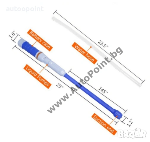 Електрическа помпа за течности на батерии, снимка 3 - Аксесоари и консумативи - 53983354