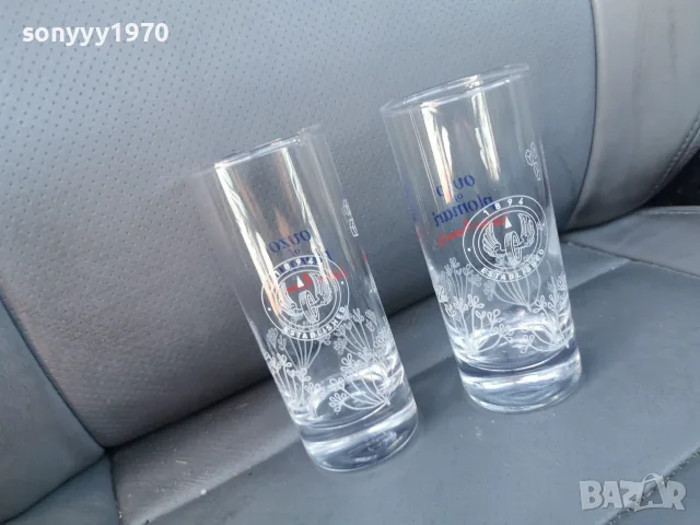 PLOMARI X2 ЧАШИ ЗА УЗО 1008260716, снимка 4 - Колекции - 55609177